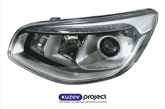 Фара под электрический корректор Kia Soul 2014-2016 Левая (Depo / Тайвань)