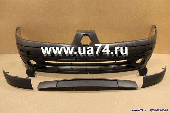 Бампер передний в сборе Renault Clio Simbol 2001-2005 (EuroBump / Турция)