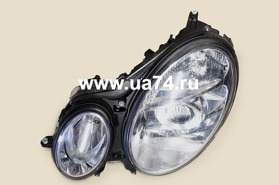 Фара левая галоген с электрокорректором Mercedes Benz E-Class W211 2002-2005 (DEPO / Тайвань)