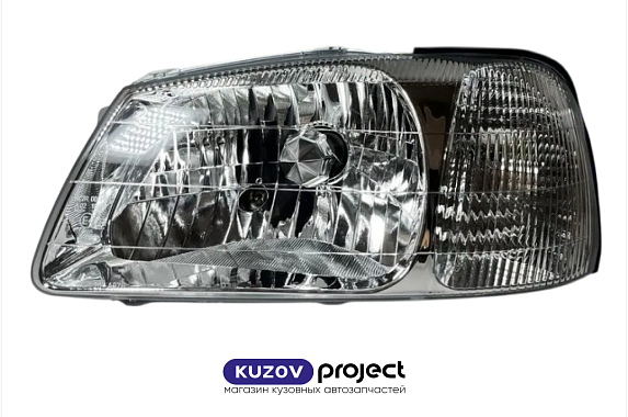 Фара левая под электрический корректор Hyundai Accent Tагаз 1999-2012 (TYC / Тайвань)